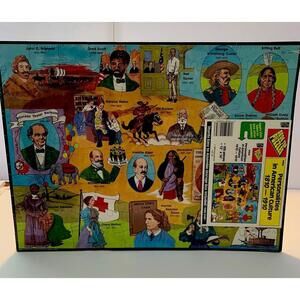 Vintage 1989 Personalities In American Culture 1810-1910 Puzzle 12”x16” NEW